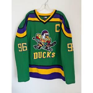 Charlie Conway Mighty Ducks #96 Headgear Classics Hockey Jersey